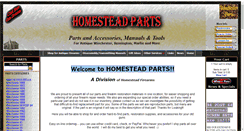Desktop Screenshot of homesteadparts.com