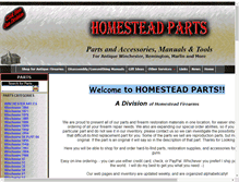 Tablet Screenshot of homesteadparts.com